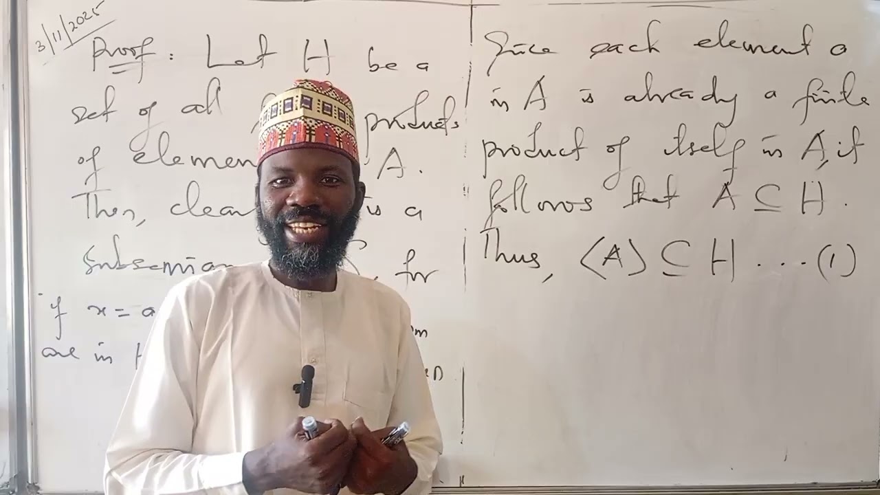 Lecture 7: Algebraic Theory of Semigroup (Monogenic Semigroup) by AT Imam