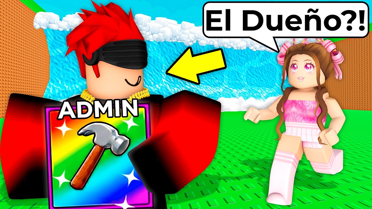 Fingi SER el ADMIN de ESCAPA del TSUNAMI para TROLEAR una FAN LOCA