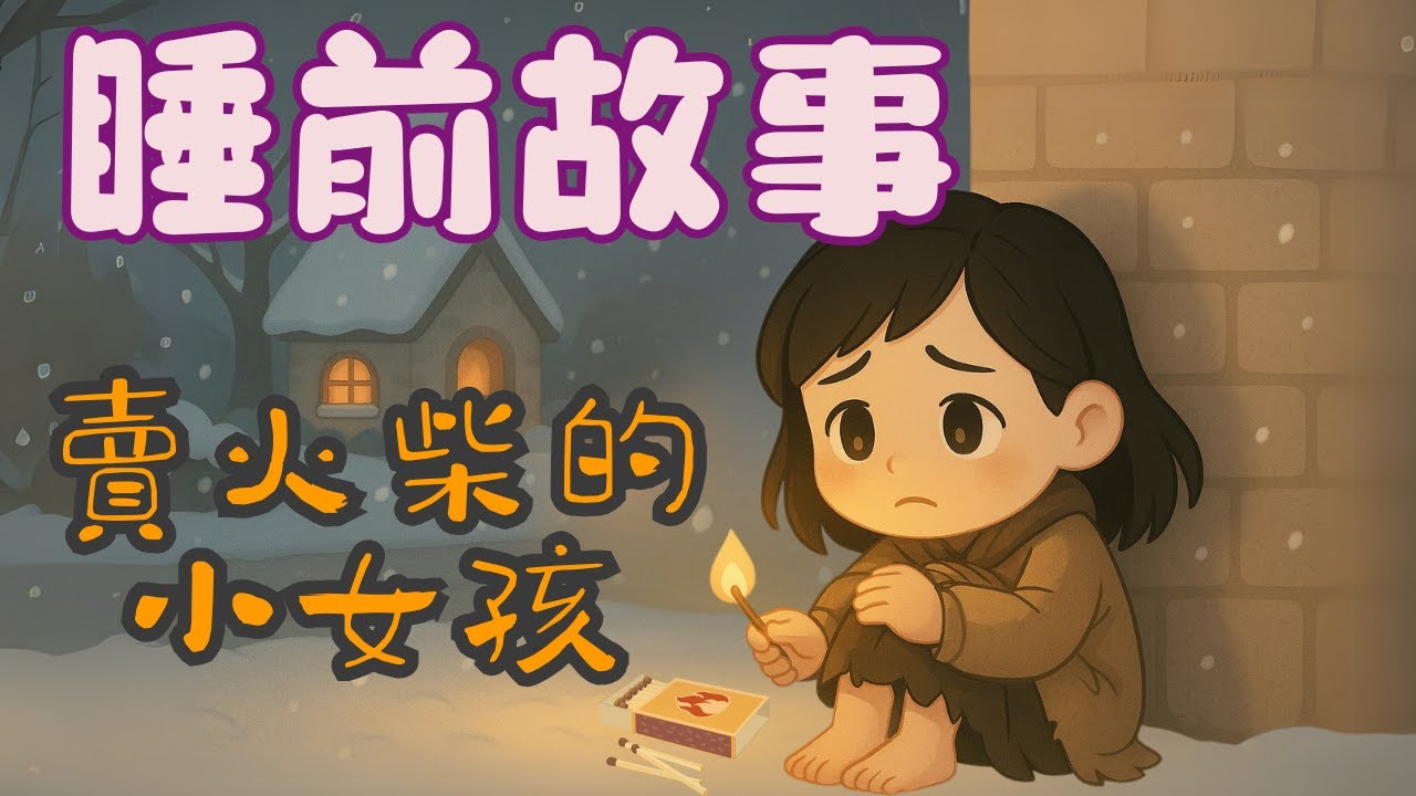 【一23睡前故事】《🕯️賣火柴的小女孩👧》｜🌜床邊故事｜童話故事｜幼兒故事｜兒童故事｜晚安故事