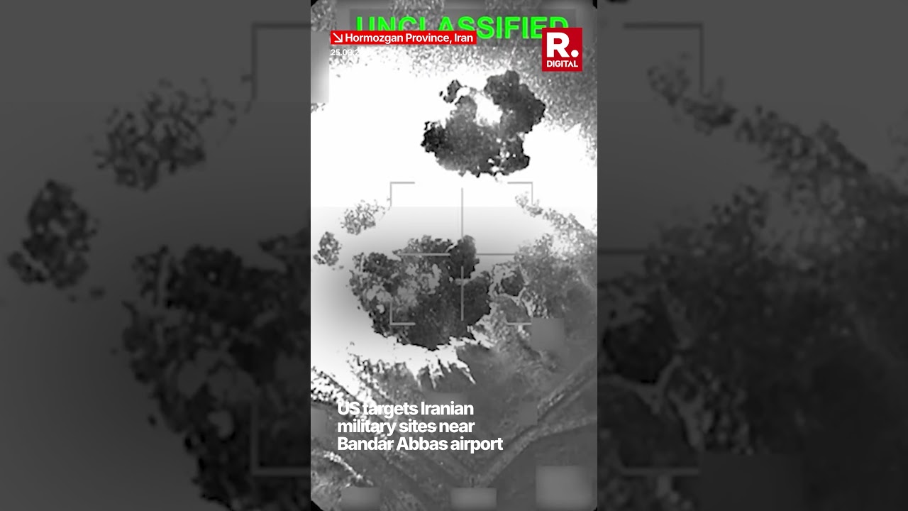 US Releases Video Of Strikes Targeting Iran&rsquo;s Bandar Abbas Airport