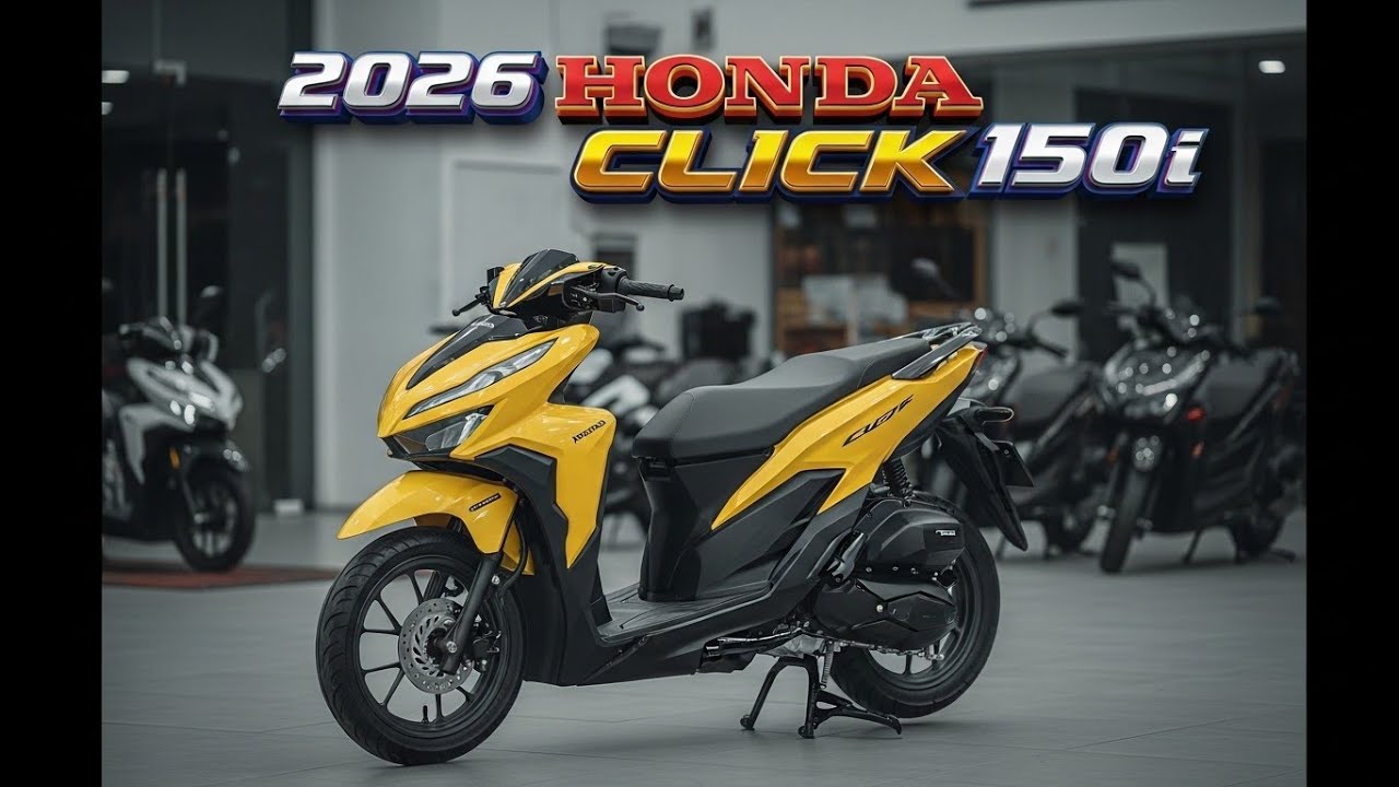 Новый Honda Click 150i 2026 года – все подробности о новой модели! И вот он!!!