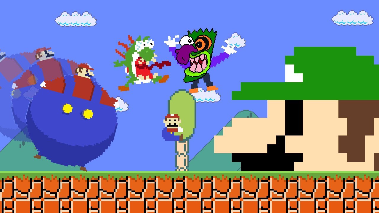 Level UP: Funniest Mario Videos (FULL MOVIE!)