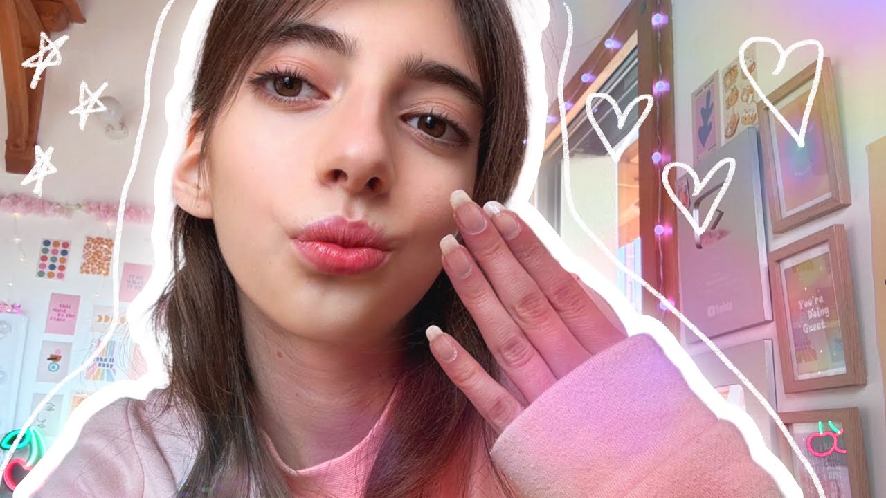 ASMR JE REFAIS MES ONGLES *verni pailletté* 💅