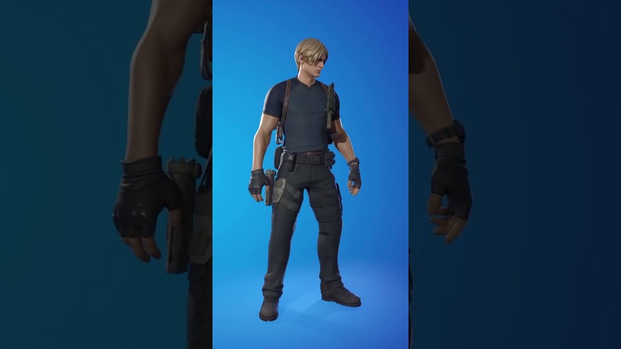 Leon S. Kennedy FORTNITE Outfit and Attache Case Resident Evil 4