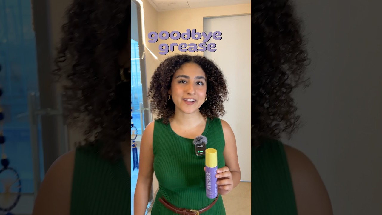 Meet Goodbye Grease Dry Shampoo! Quick Fix For Oily Roots And Flat Hair 💜 | Fix My Curls 