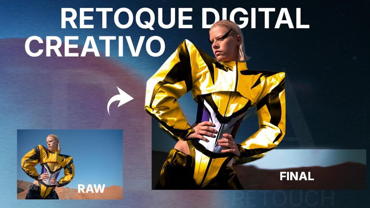 Retoque Digital de Moda Creativo | RAW → FINAL (Proceso Completo)