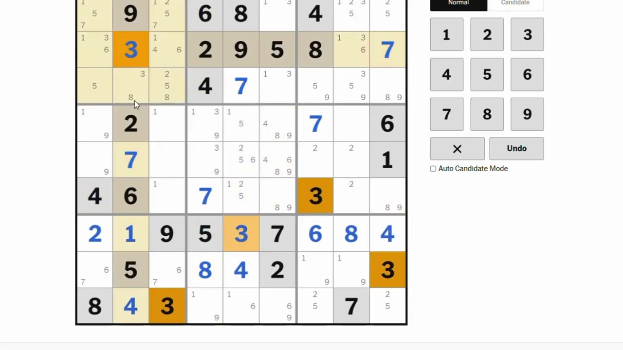 Sudoku recording 20260212 │FM: New York Times - Level Hard #puzzle #sudoku #games #數獨