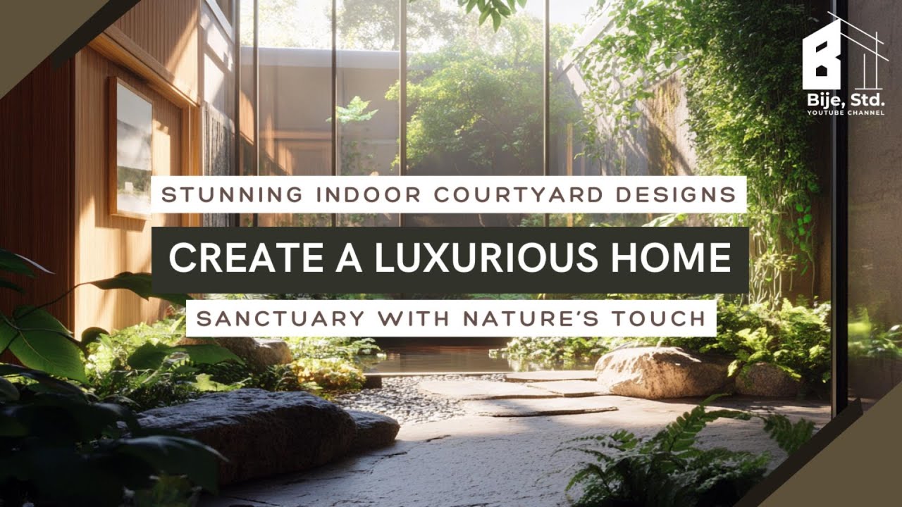 Stunning Indoor Courtyard Designs: Create a Luxurious Home Sanctuary with Nature’s Touch