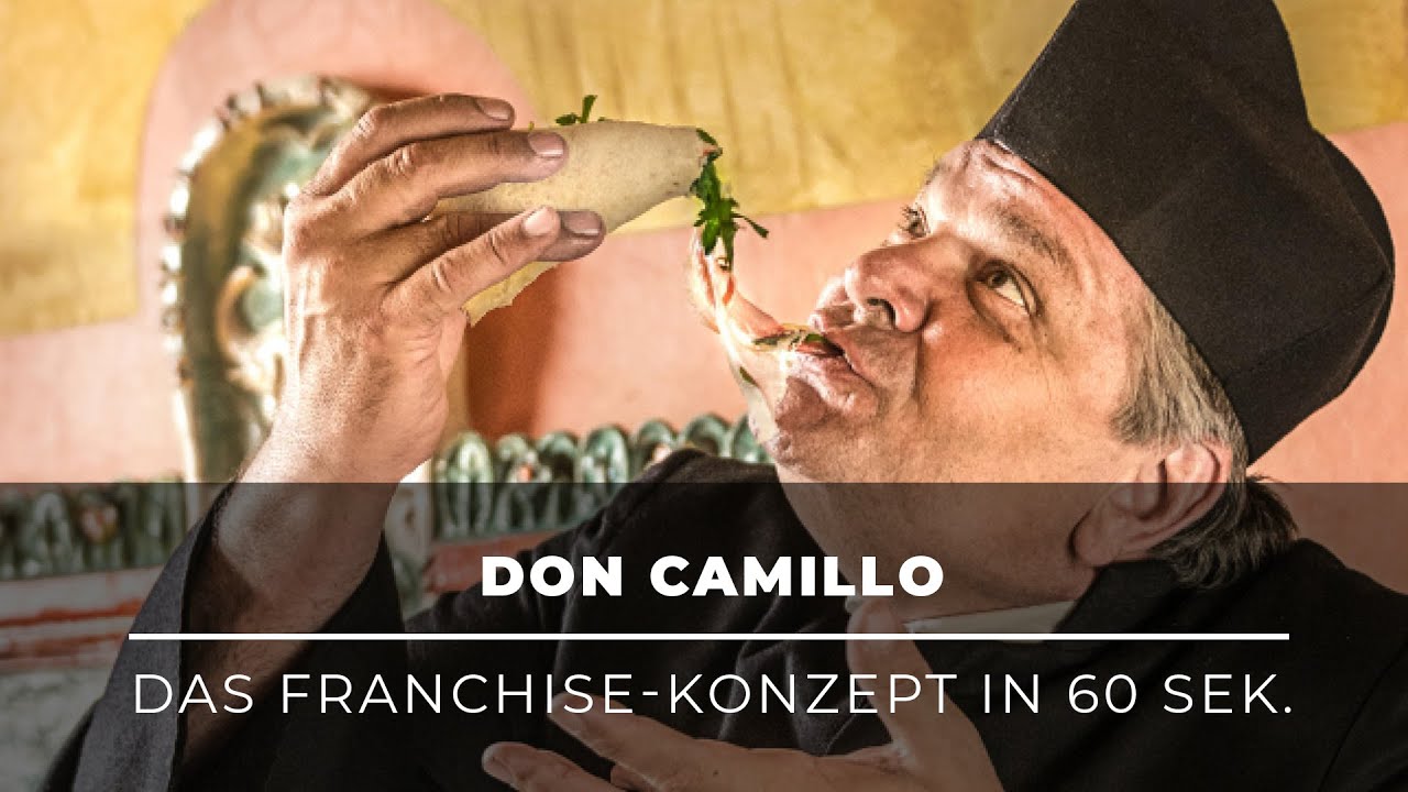 Italienisches Restaurant er&ouml;ffnen &ndash; Franchise mit Don Camillo in 60 Sek. erkl&auml;rt