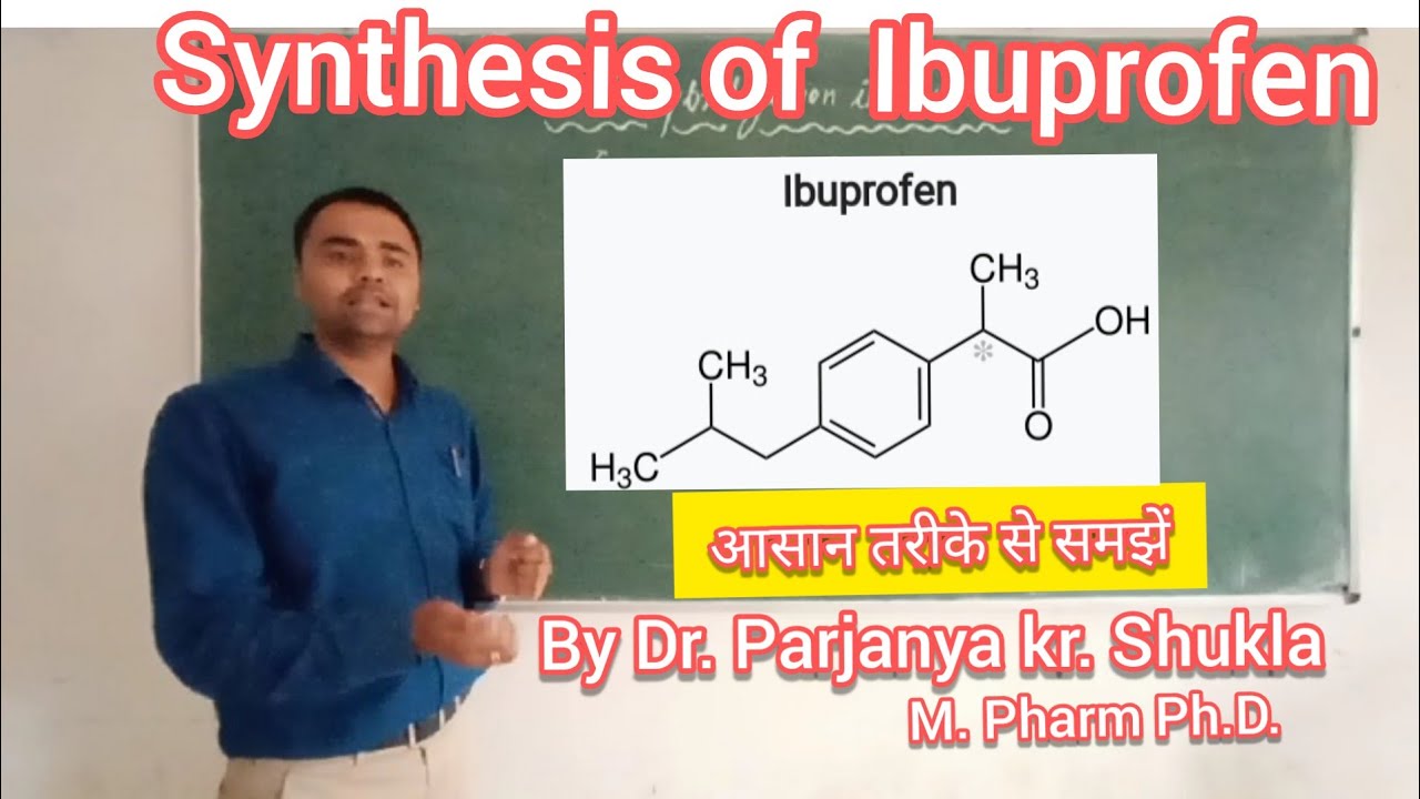 Synthesis of Ibuprofen | In easy and simple way