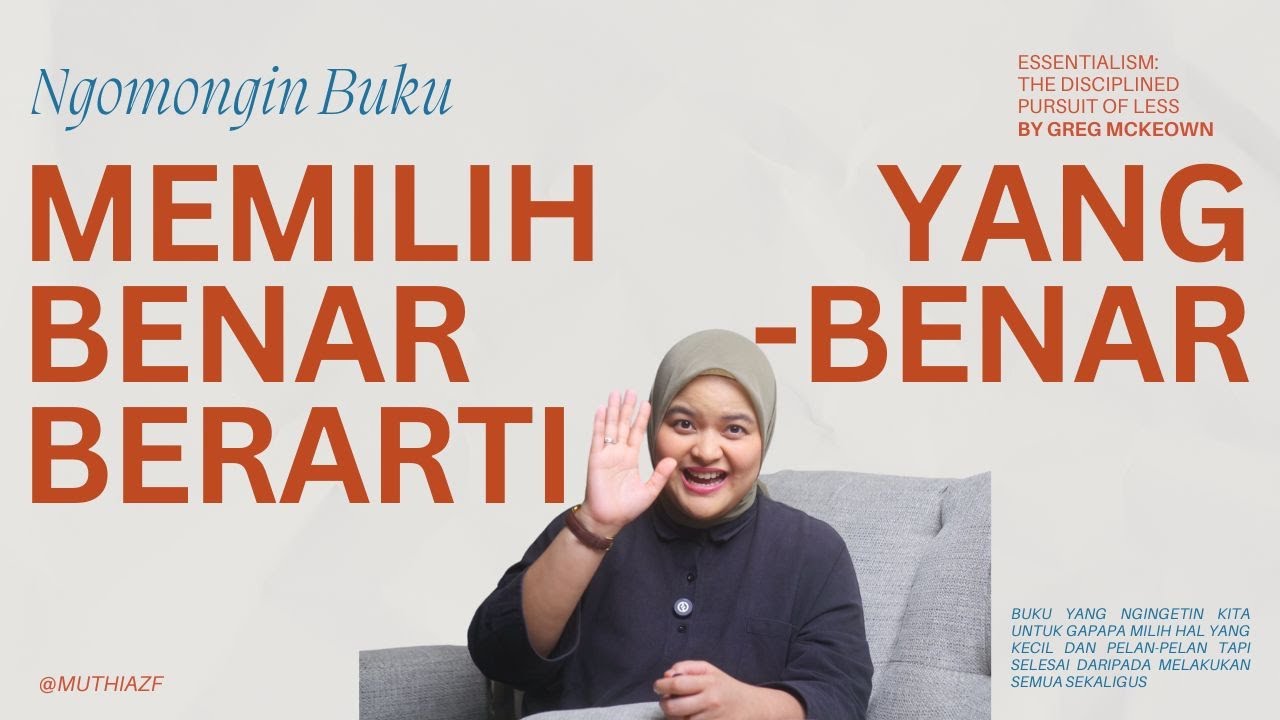 Kekuatan dari Kemenangan Kecil - Ngomongin Buku: Essentialism by Greg McKeown