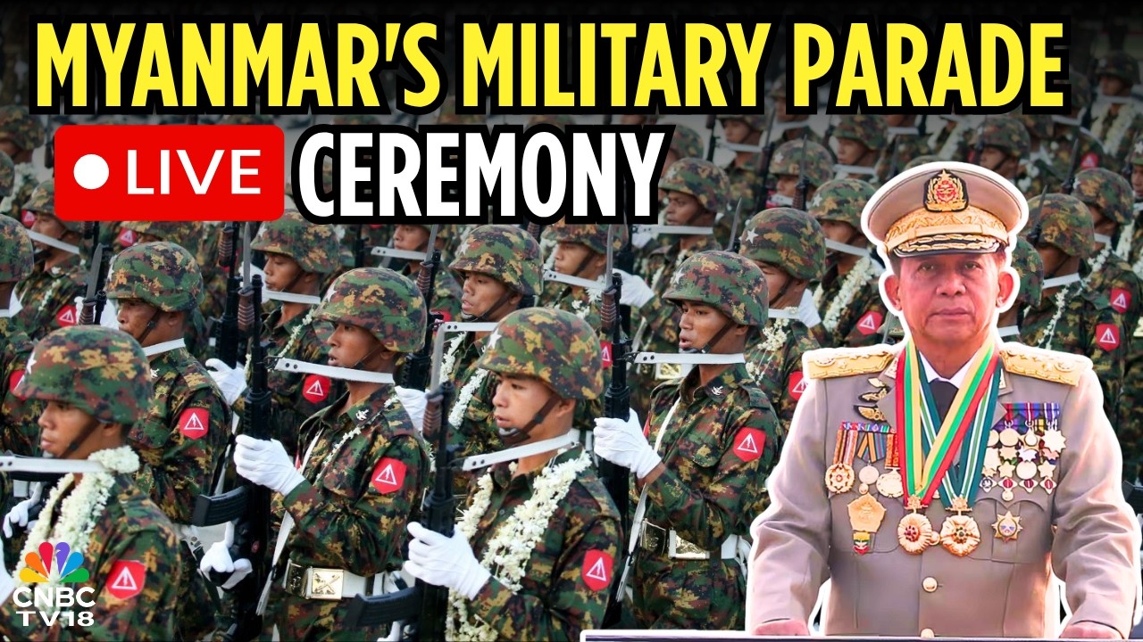 Myanmar Mega Military Parade LIVE | Myanmar Holds 81st Armed Forces Day Parade | Myanmar | N18G