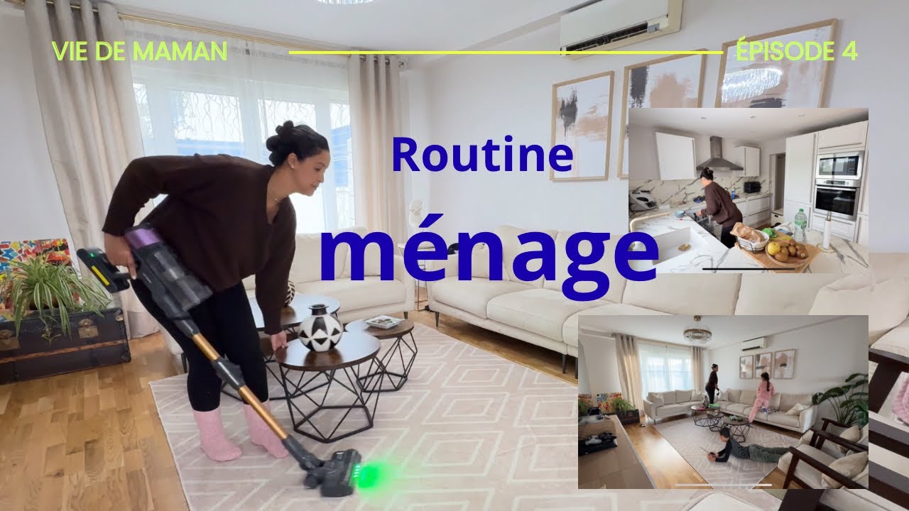 Grand ménage quotidien 😅 Ma vie de maman de 3 entre enfants et organisation !