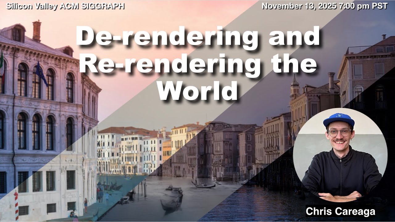 De-rendering and Re-rendering the World