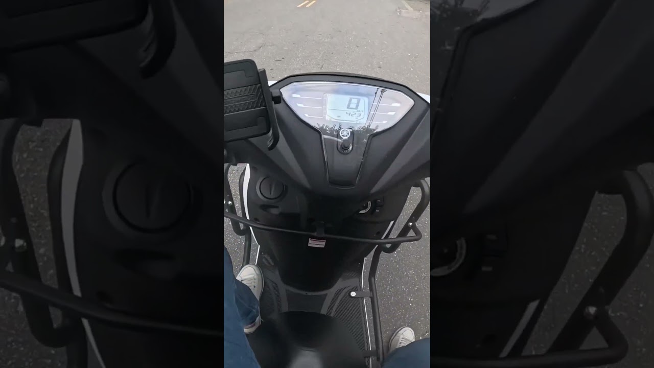 Teste do ABS na Yamaha Fluo 125