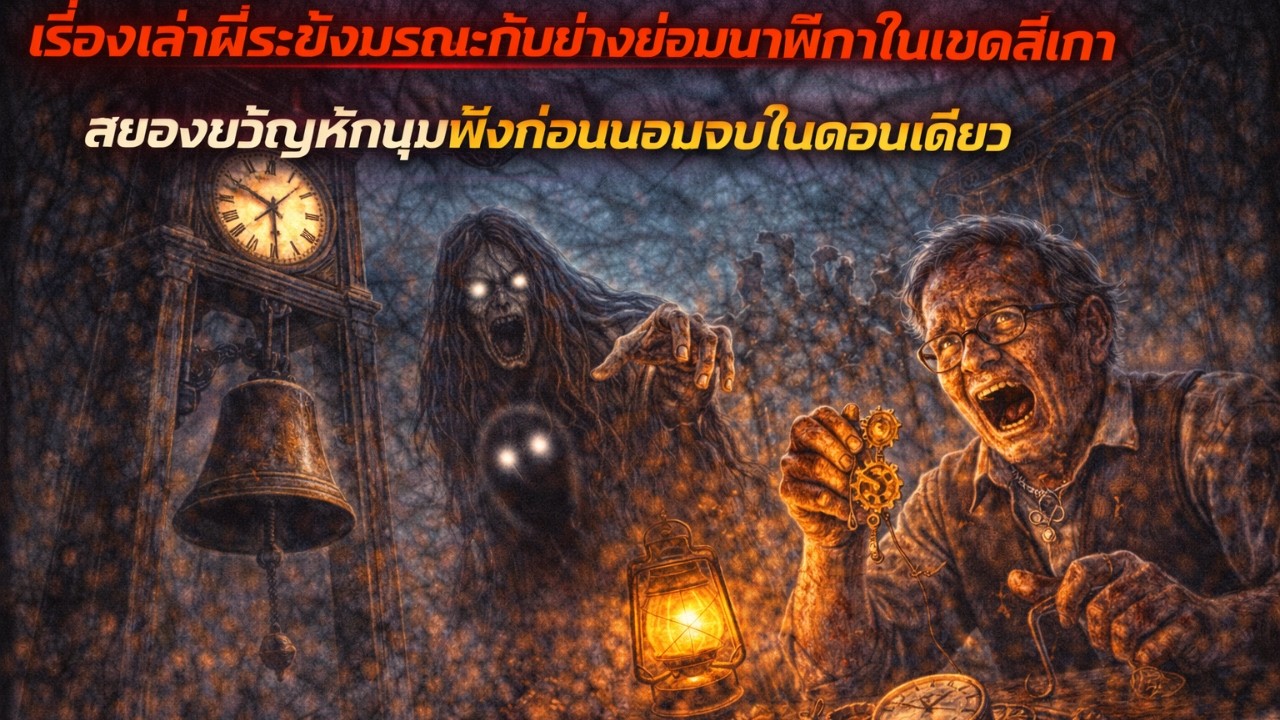 เรื่องเล่าผีระฆังมรณะกับช่างซ่อมนาฬิกาในเขตสีเทาสยองขวัญหักมุมฟังก่อนนอนจบในตอนเดียว