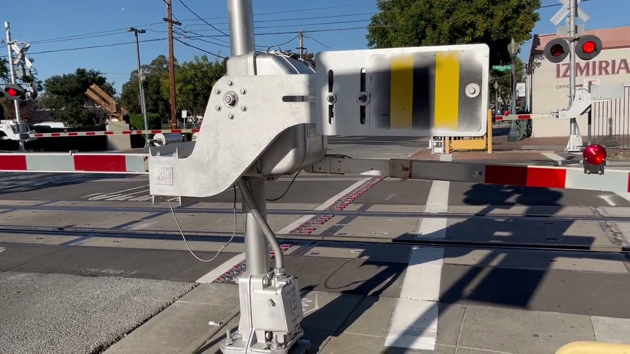 2nd ave San Mateo train barriers