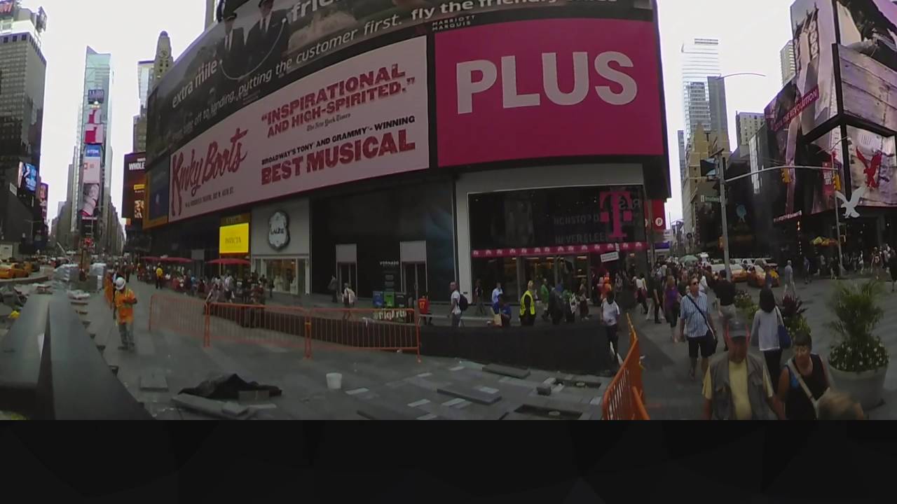 Times Square New York 360 degree video