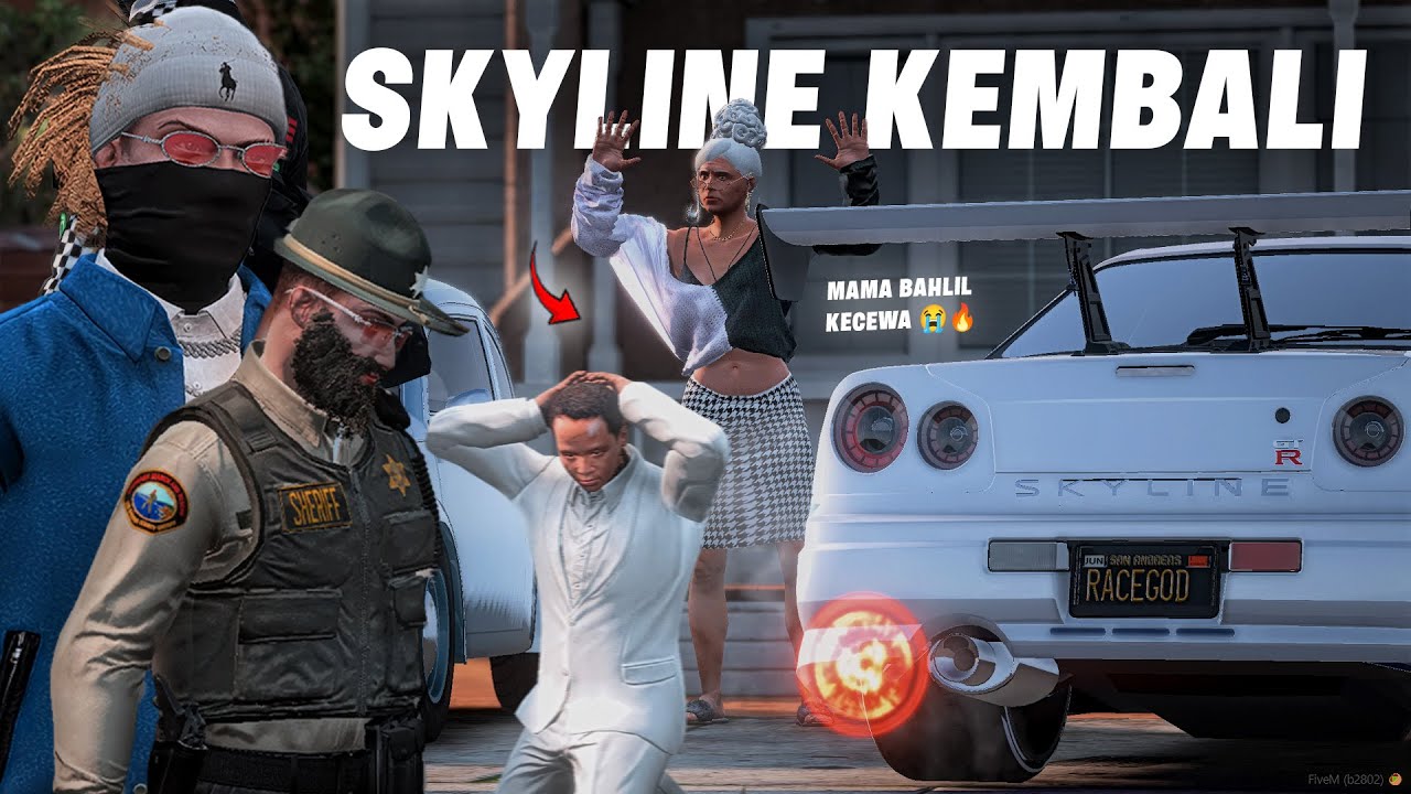 AKHIRNYA SKYLINE R34 LEGENDARIS TELAH KEMBALI KE TANGAN KEI O'CONNER!! - GTA V ROLEPLAY