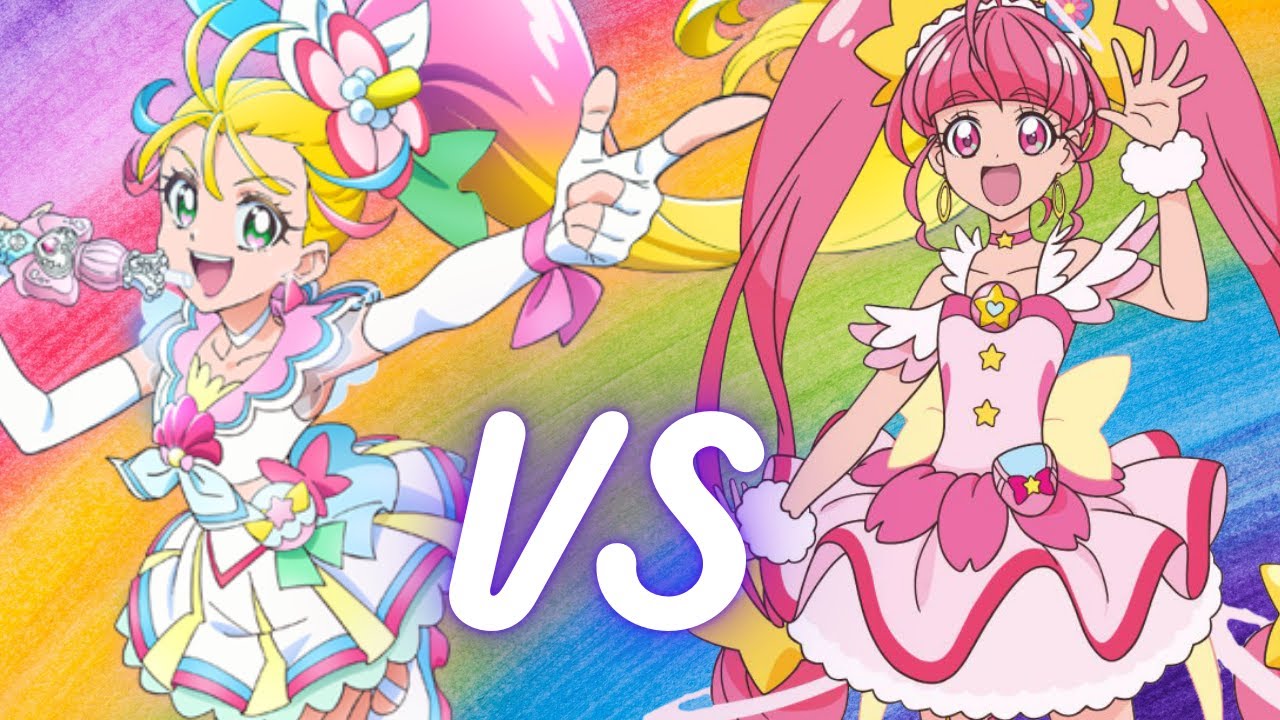 Tropical-Rouge Precure vs Star Twinkle Precure! (4 vs 4) Precure Fanmade Battles!