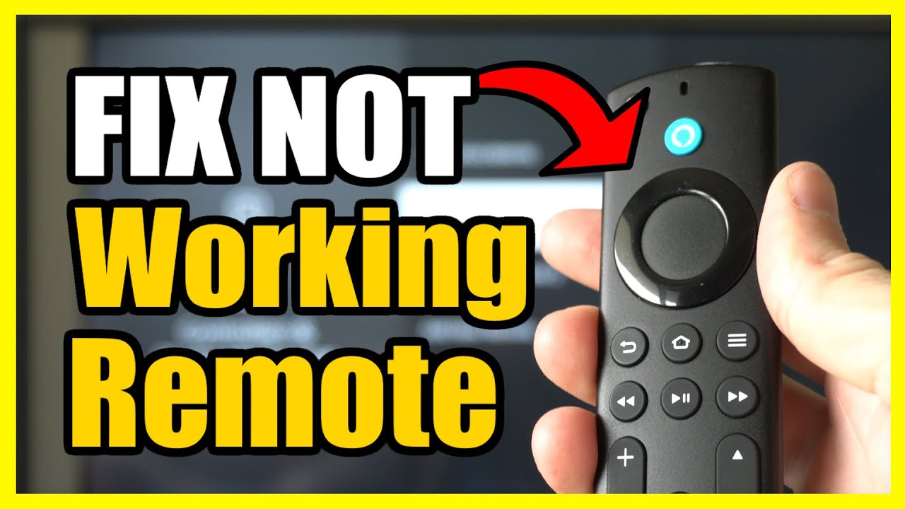 How to Reset Amazon Fire TV Stick Remote & Fix Not Working (Easy Method)