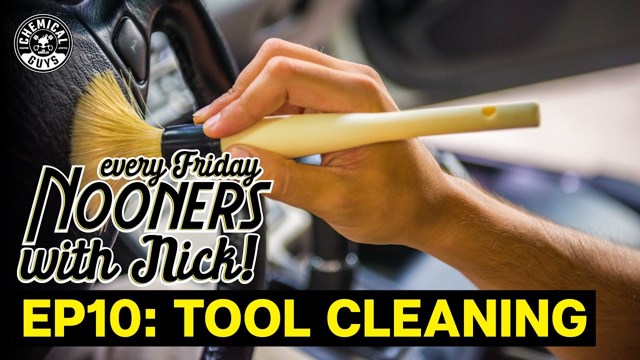 How To Clean Detailing Brushes! || Nooners With Nick Ep.10 ||