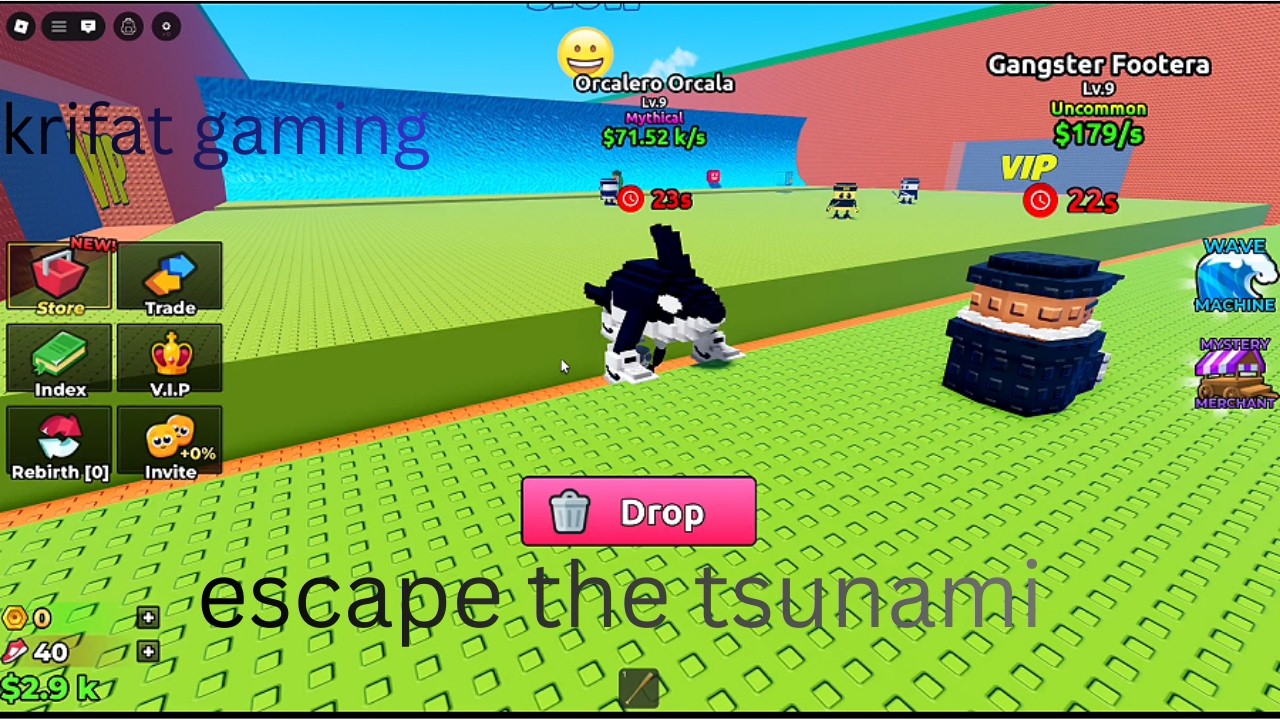 escape tsunami on Roblox