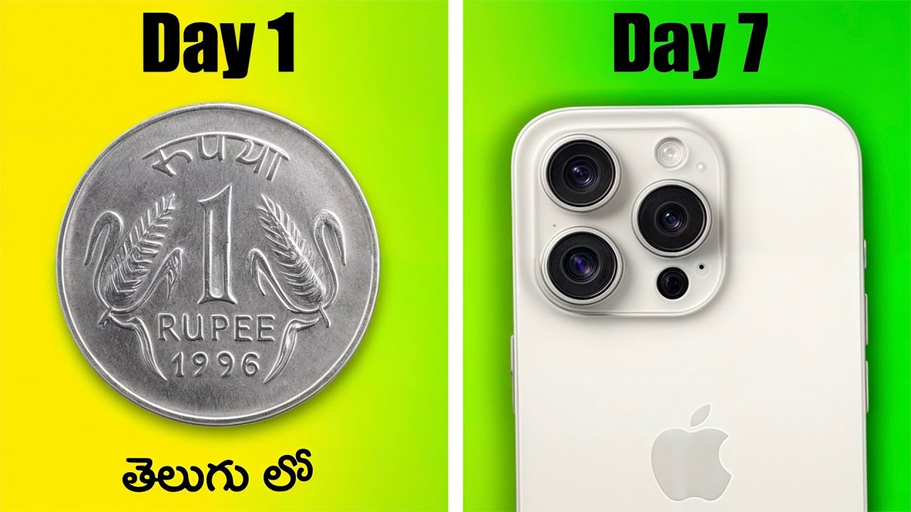 I Turned ₹1 into an iPhone in JUST 7 Days!