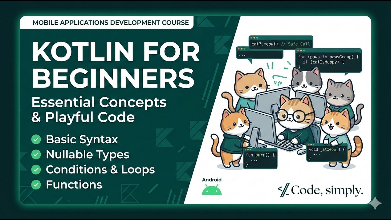 Lesson 1. Kotlin — Basics for Android Beginners