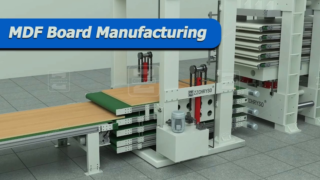Discover the magic of MDF Board manufacturing by press machine