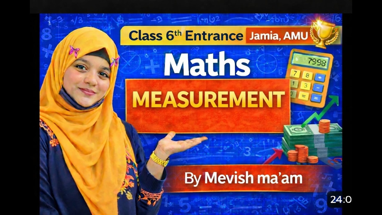 Jamia Millia Islamia  6th entrance MATHS free online classes JMI AMU