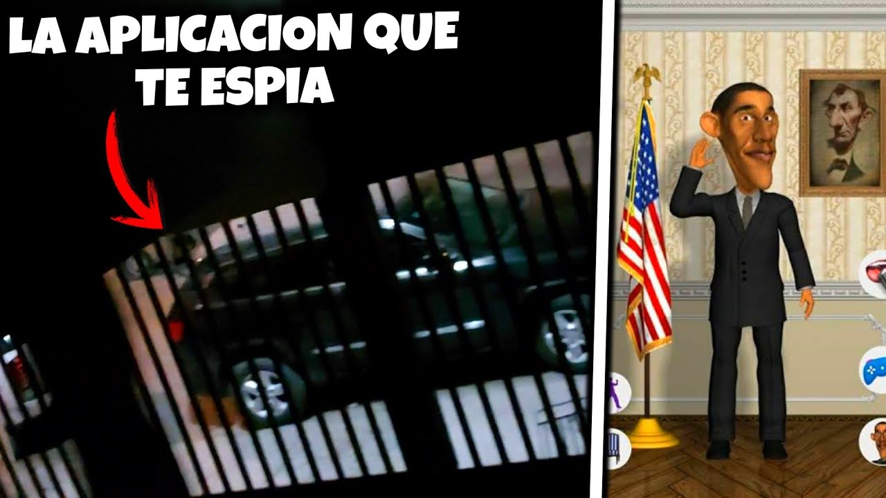 DESCARGUE LA APLICACION QUE TE VIGILAN SI LA INSTALAS... 😶 TALKING OBAMA