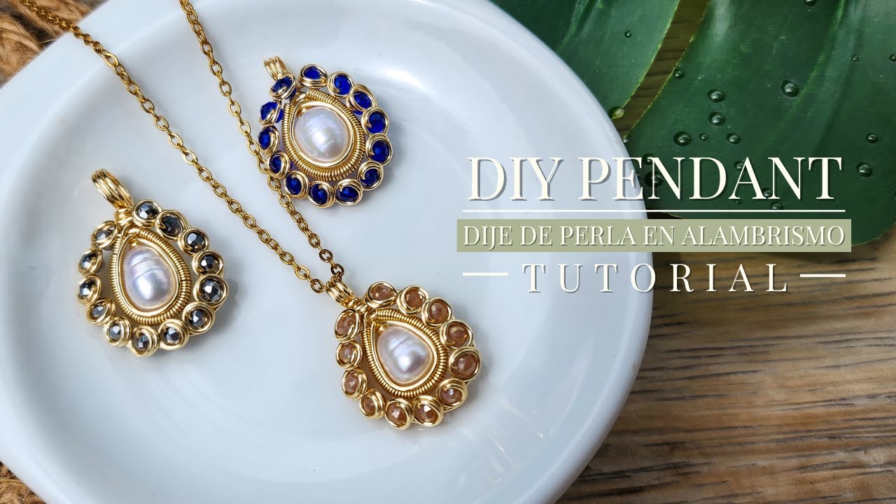 ✨️Dije de perla de río y cristales | Mi vista mientras grabo🎥