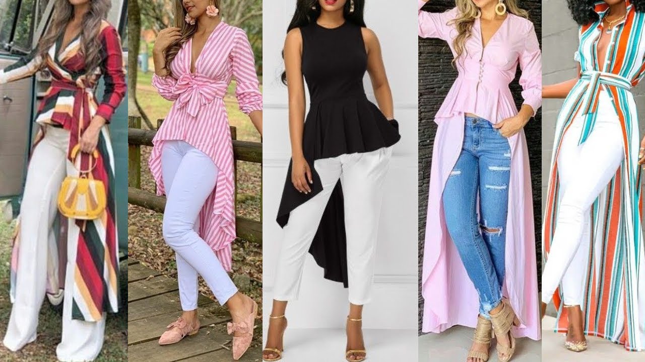 BLUSAS LARGAS DE MODA 2022 / MAXIBLUSAS DE MODA 2022 / BLUSAS LARGAS Y BLUSONES MODERNOS/ MAXIBLUSAS