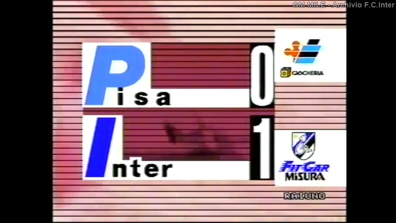1990-91 (23^ - 03-03-1991) Pisa-INTER 0-1 [Berti] Servizio D.S.Rai1