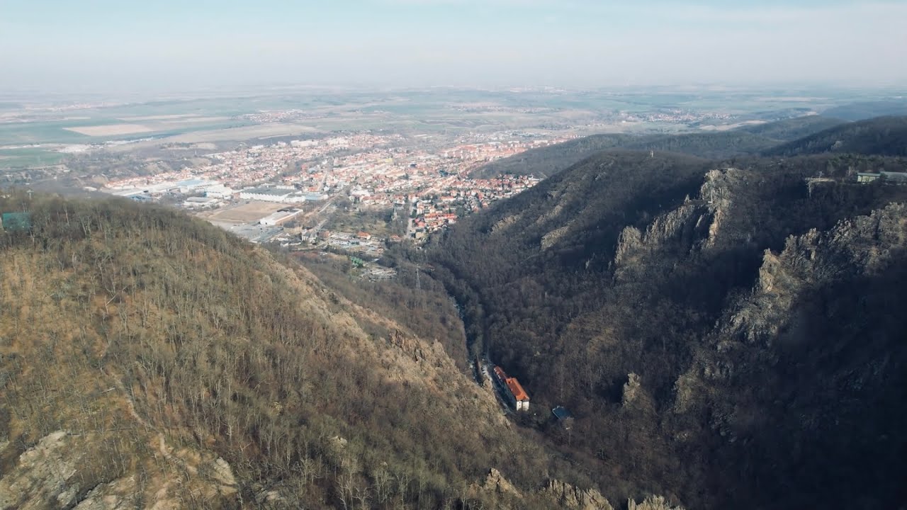 Mit der Drohne &uuml;ber dem Bodetal bei Thale im Harz 4K