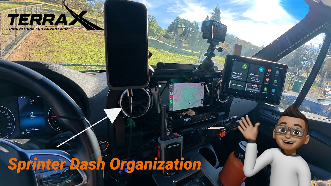 TerraX NAVIDOK Overlander X - Sprinter Dash Organization | vlog 005