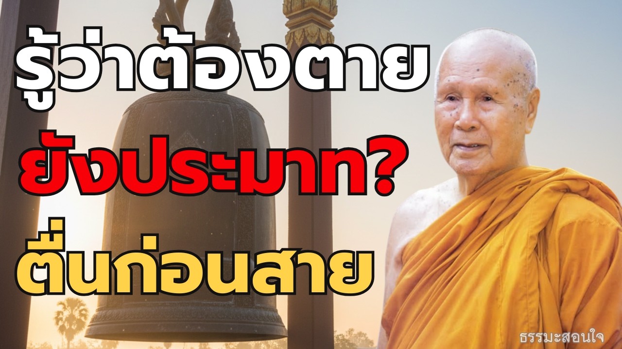 รู้ว่าต้องตายแต่ยังประมาท? ธรรมะสอนใจ ให้ตื่นก่อนสายสักที #ธรรมะ