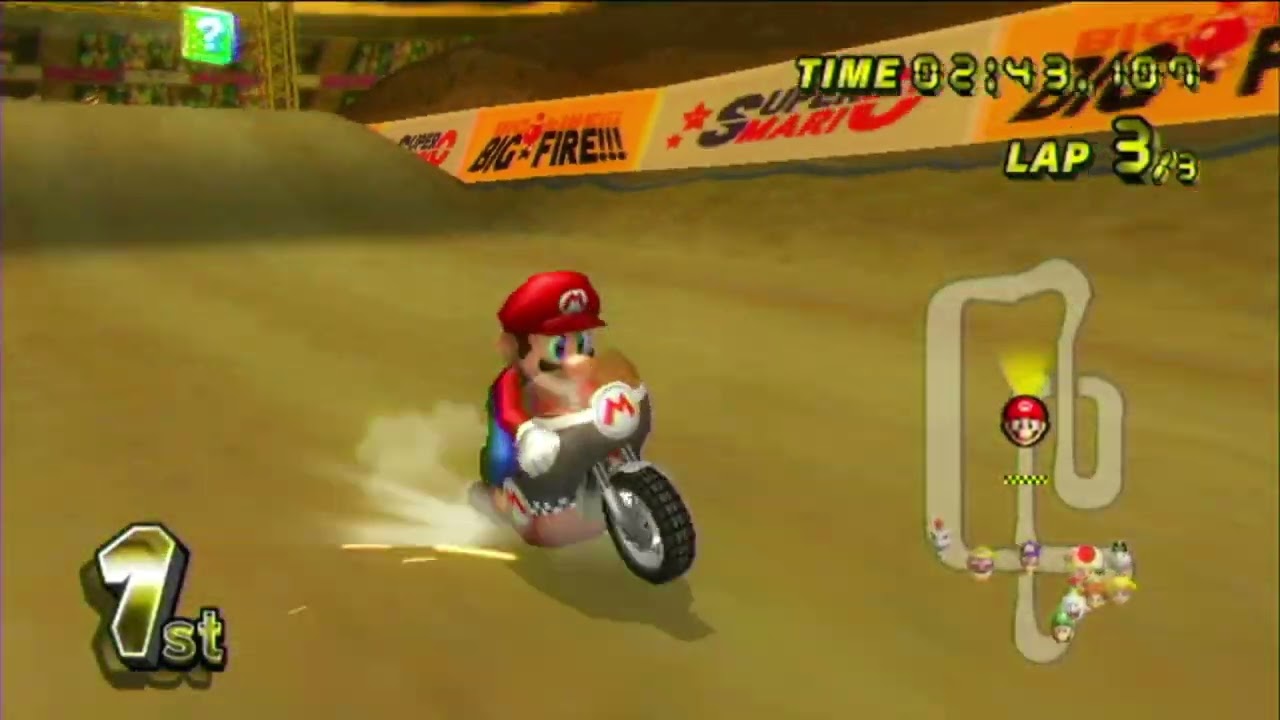 Mario Kart Wii - Mario, Mach Bike