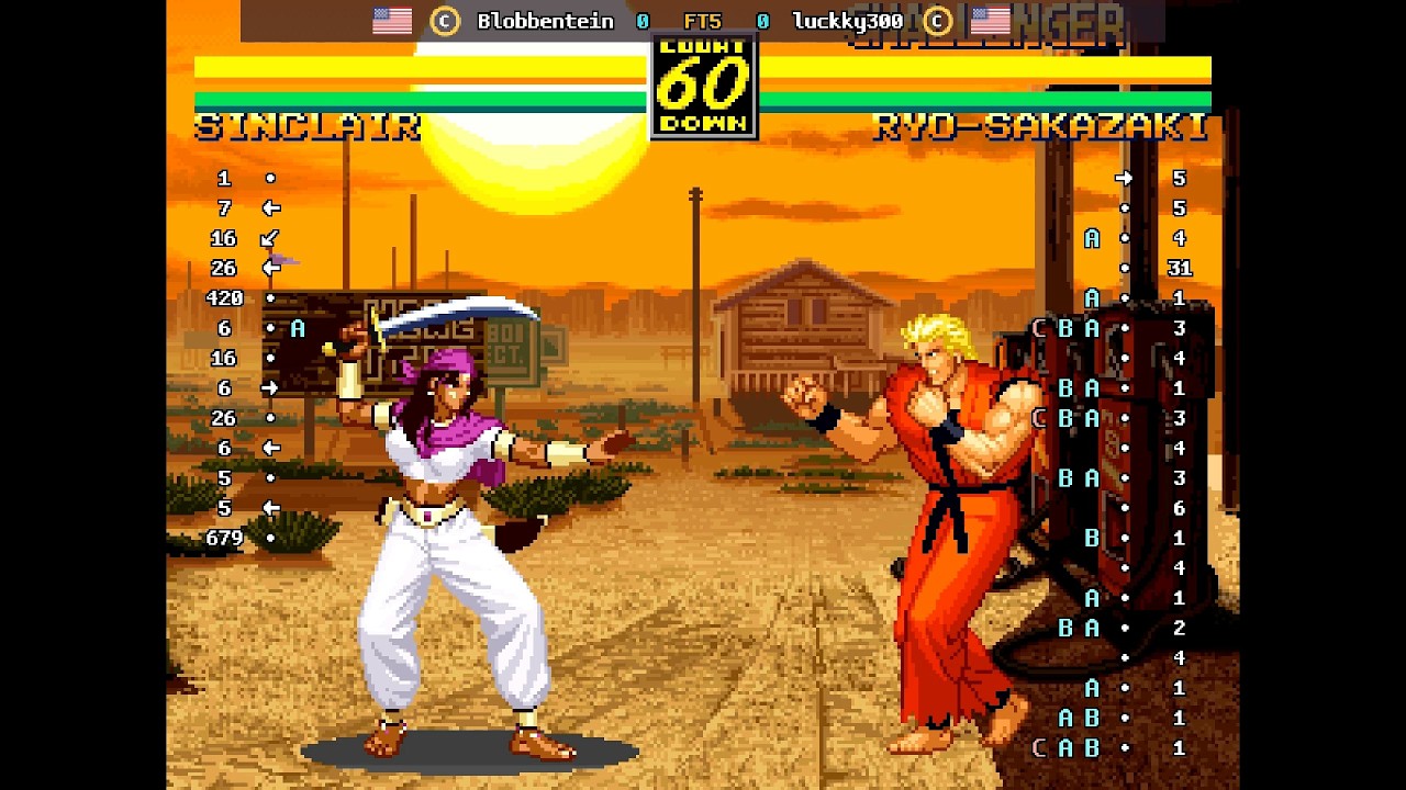 Art of Fighting 3 - 🇺🇸 Blobbentein(C) vs 🇺🇸 luckky300(C) | Fightcade (2026-03-15 14:55 UTC)