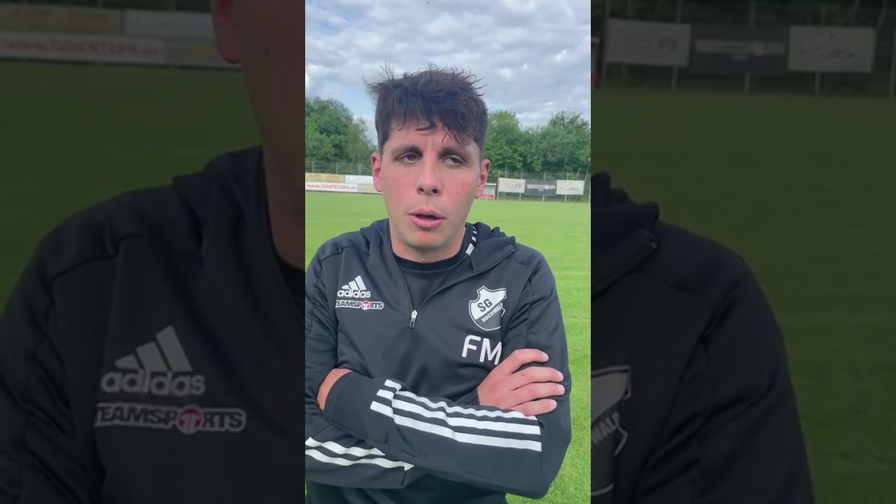 Fabian Mohsmann, Trainer der SG Hochwald, nach dem 2:4 gegen den FC Bitburg