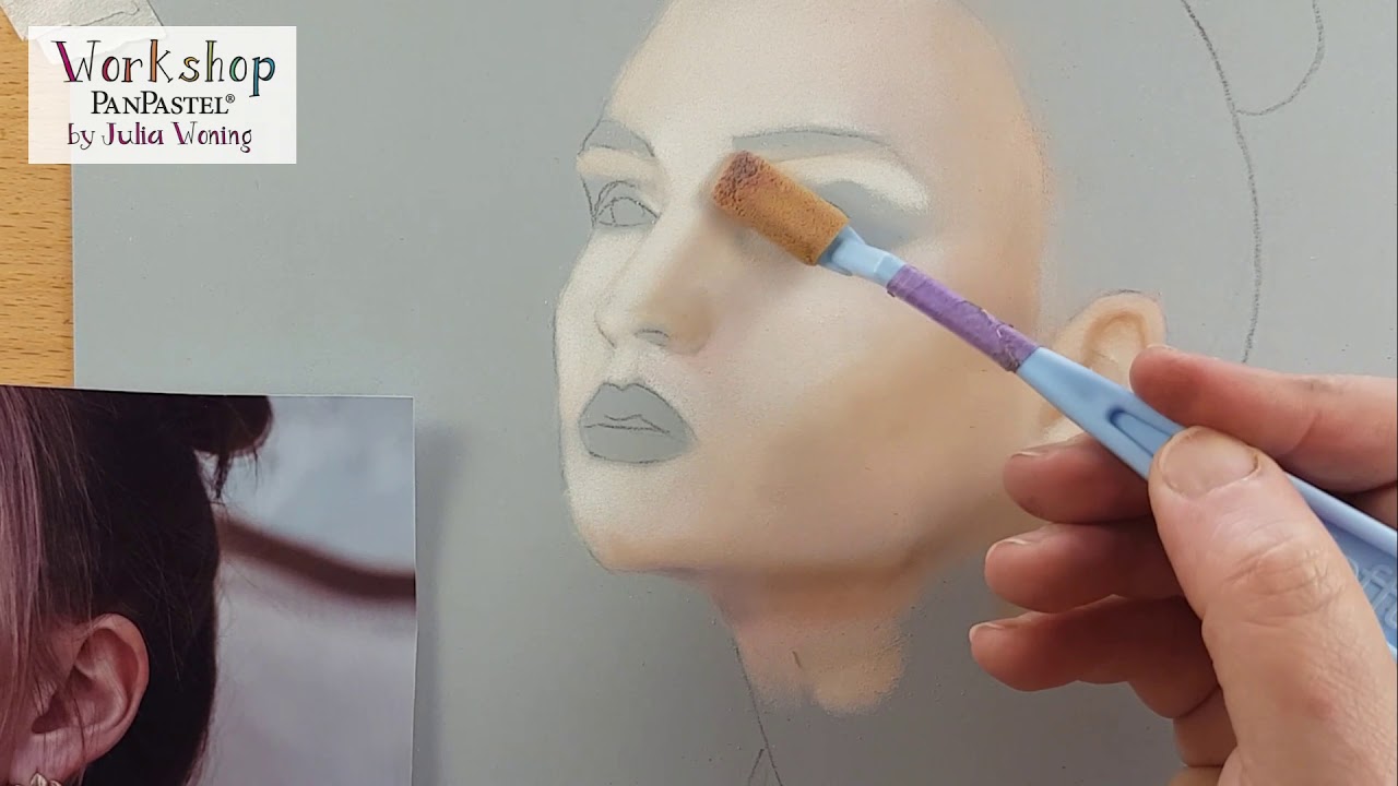 Panpastel Portrait REALTIME by Julia Woning