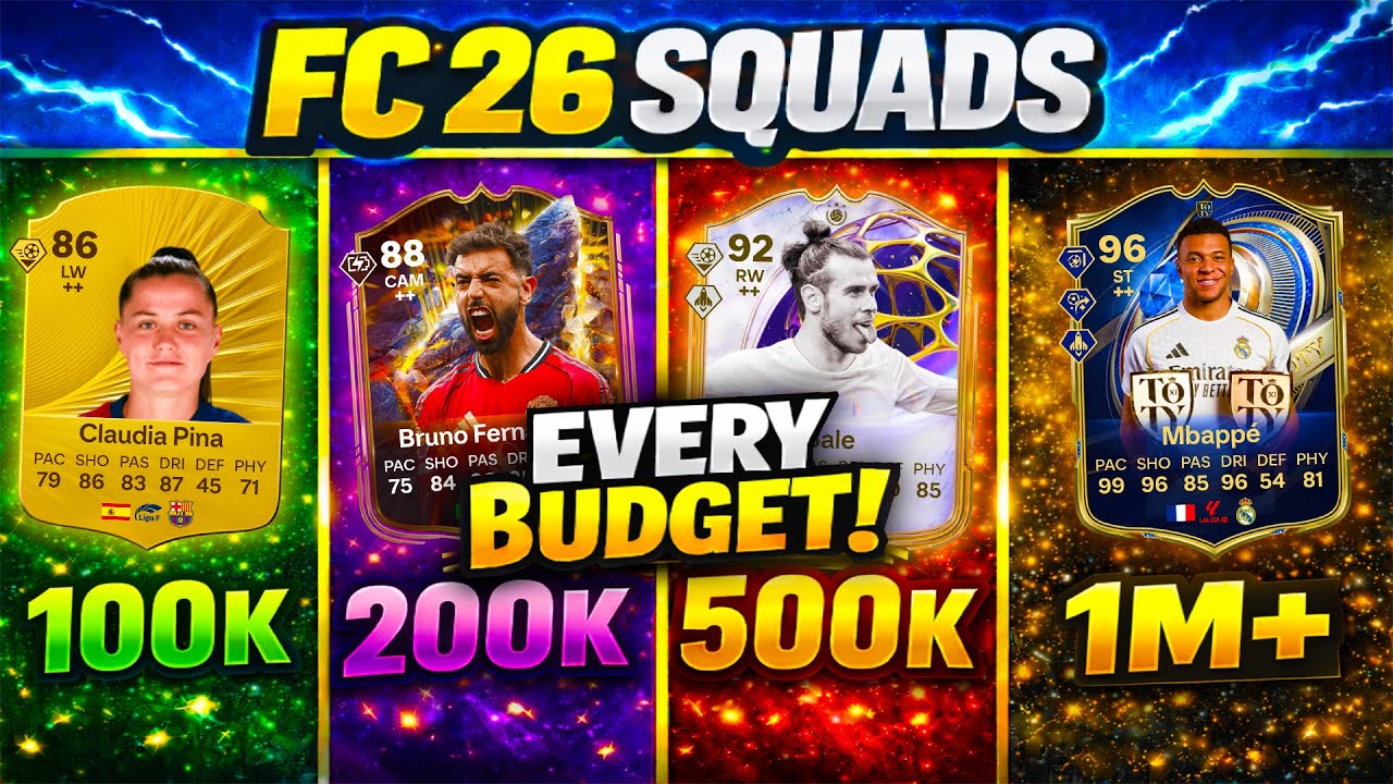 *НОВИНКА* ЛУЧШИЕ МЕТА-КОМАНДЫ ДЛЯ FC 26! 🔥 (Конструктор команд на 100K, 200K, 500K, 1M, 2M, 5M, 1...