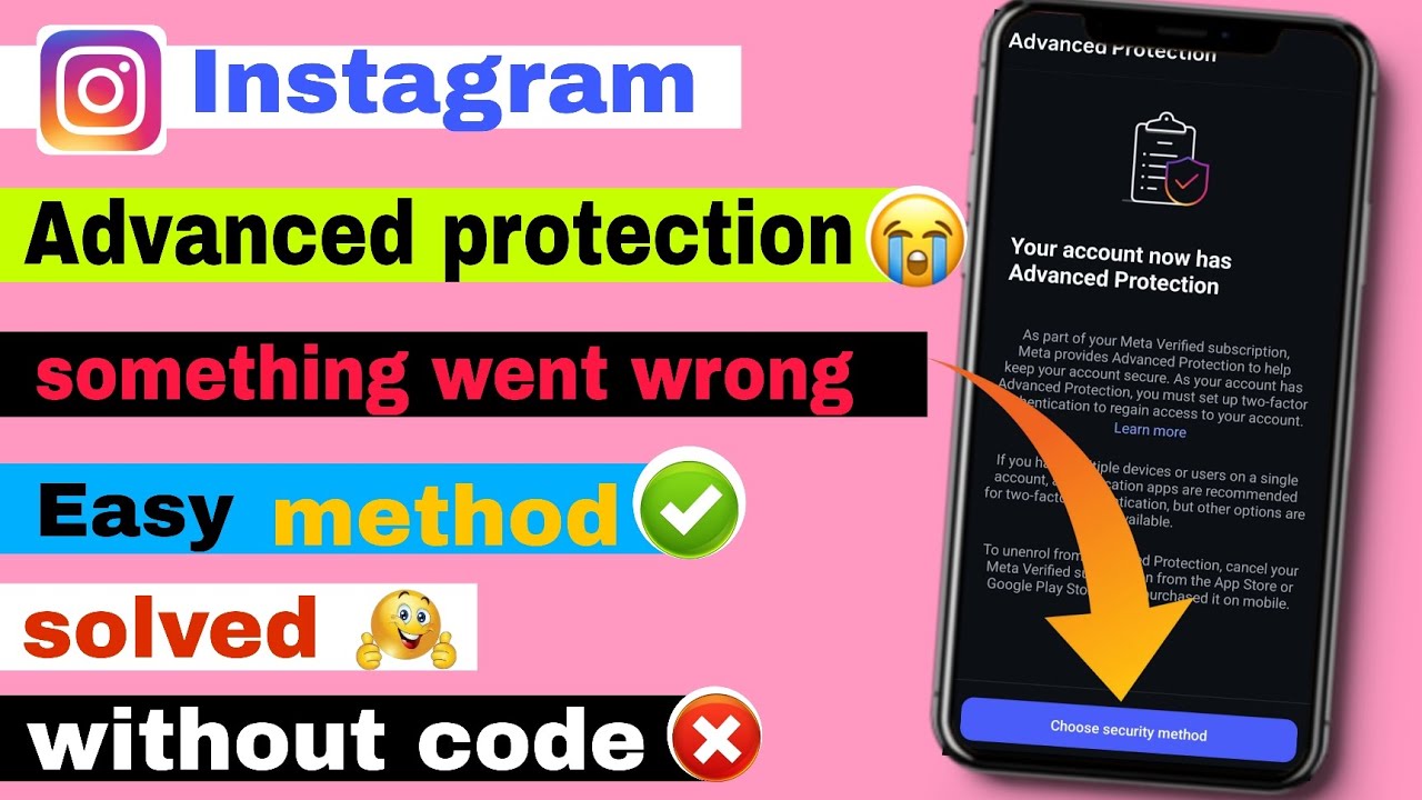 Your account now has advanced protection insta | your account now has advanced protection instagram 