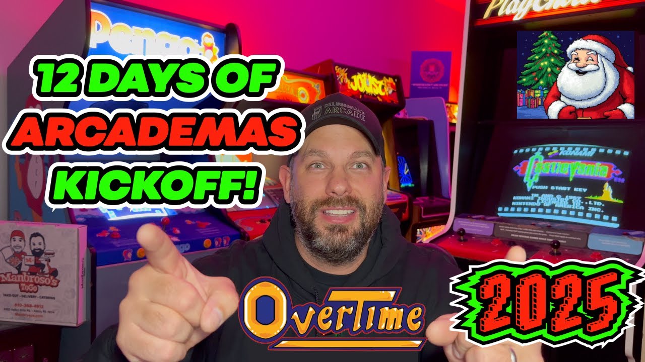 Kicking Off the 12 Days of ARCADEMAS 2025 🎅🎄 CLASSIC ARCADE GAMEPLAY! 👾 w/ Producer @shawncruiksh