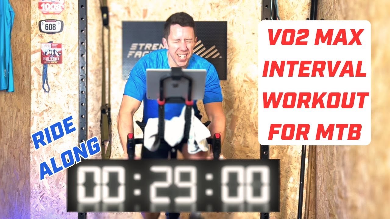 VO2 MAX Interval Training Session for MTB - Ride Along