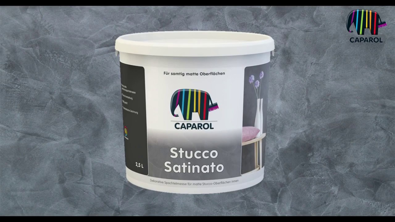 Caparol Stucco Satinato  Эффект матового шелка 'Игра ткани'