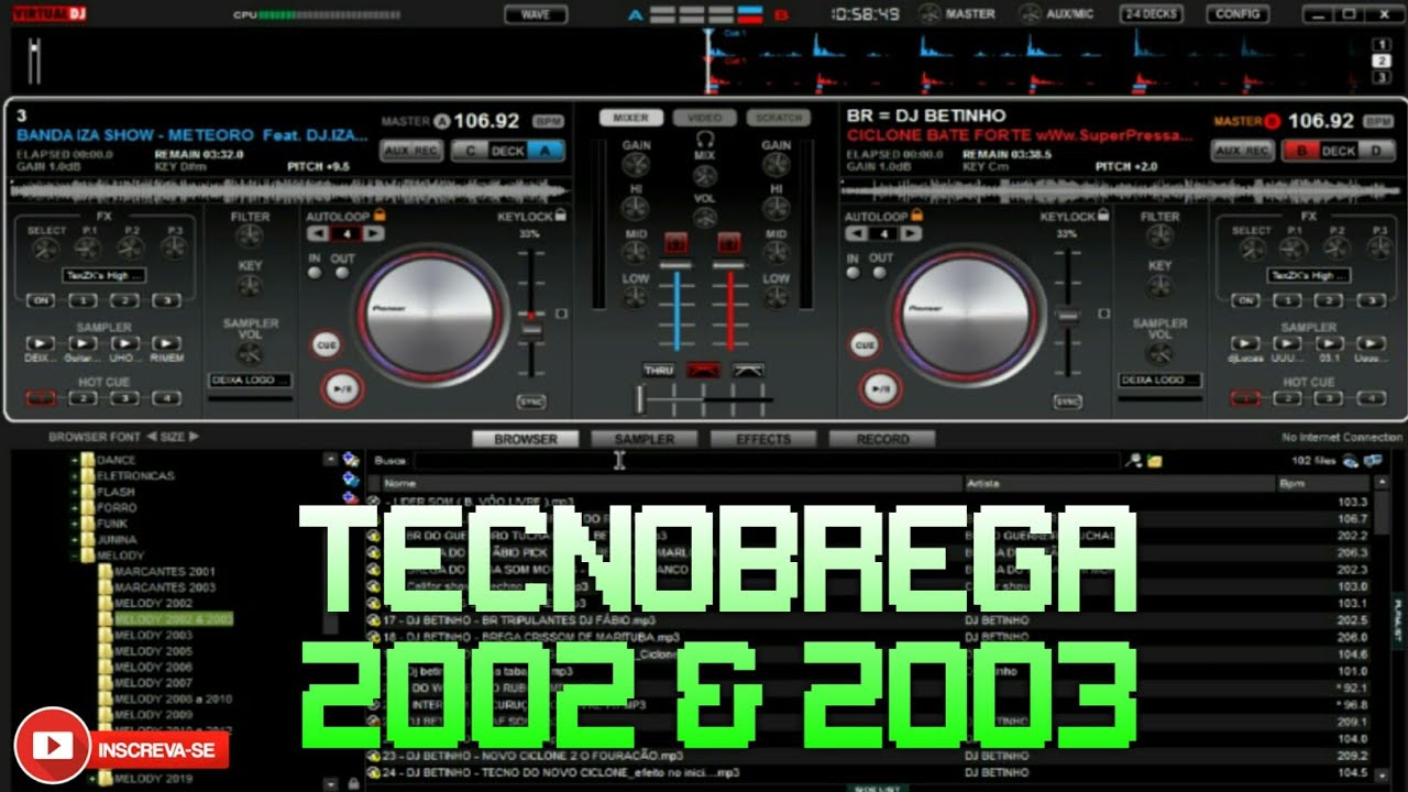 TECNOBREGA CYBER 2002 & 2003 - S&Oacute; AS MELHORES