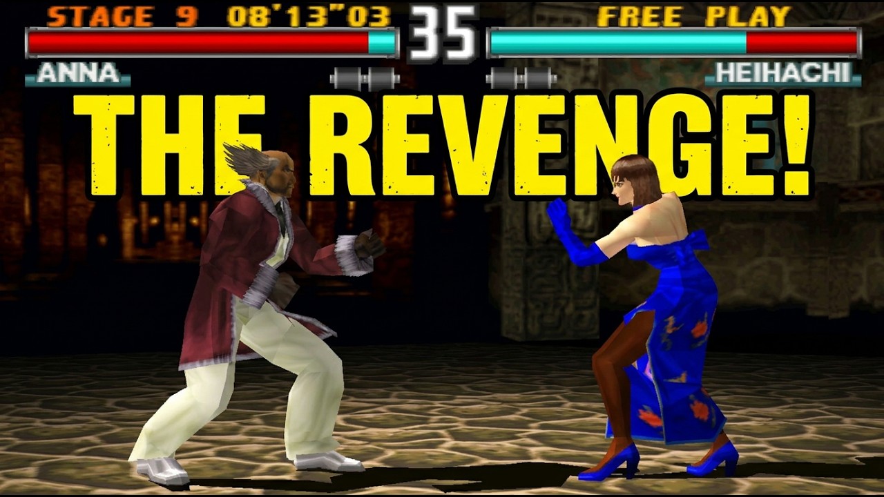 Tekken 3 Anna Williams | INSANE Arcade Mode Run! [4K]