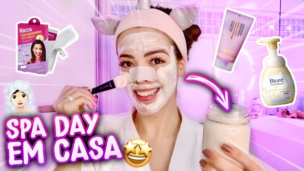 SPA DAY COMPLETO EM CASA: TESTANDO NOVIDADES DE CABELO, ROSTO E CORPO